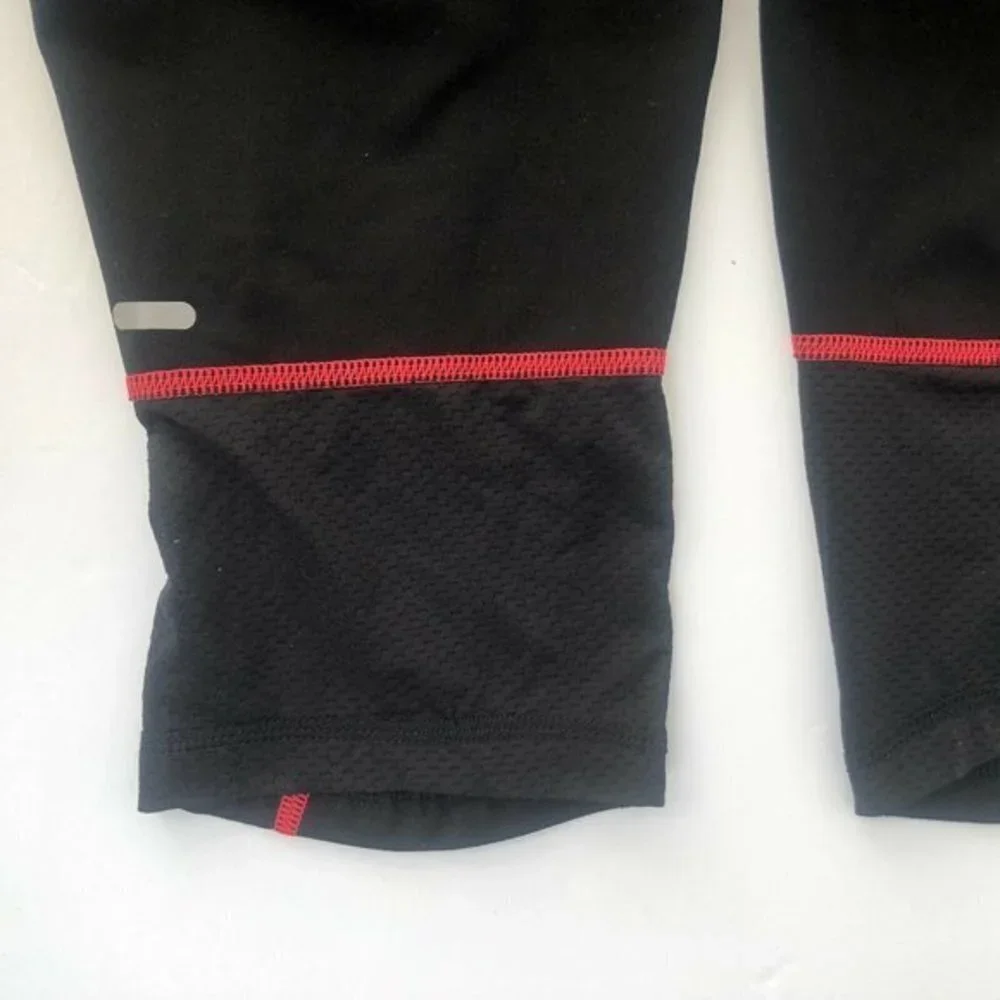 Old Navy Active Womens Leggings Small Black Red